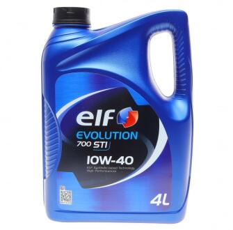 Олива моторна 10W-40 4L Evolution 700STI MB 229.3, VW 505.01, PSA B71 2300, RN 0700 =214120 ELF 216670