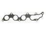 Прокладка коллектора FORD/MAZDA FIESTA/FOCUS/C-MAX/MAVERICK/MONDEO/3/5/6/MPV/C30/S40/V50 00- 1.8/2.0/2.3 выпускного ELRING 024.390 (фото 1)