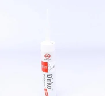 Засіб для ущільнень, лінія: DIRKO, ємність: 0,31л, температурний діапазон: 250/-60°C, силікон, прозора, картридж, cтійкий до УФ-променів, Не містить розчинників, міцний, еластичний ELRING 216.910