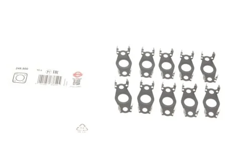 Прокладка турбокомпресора AUDI A1, A3, Q3, TT SEAT ALHAMBRA, ALTEA, ALTEA XL, IBIZA IV, IBIZA IV SC, LEON, TOLEDO III SKODA FABIA II, OCTAVIA II, ROOMSTER, SUPERB II, YETI 1.9D/2.0D 05.03- ELRING 245.800