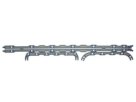 Прокладка піддону картера / OIL PAN SCANIA ELRING 451.611