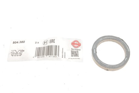 Прокладка коллектора BMW 1/3/5/X3(E81/E87/E82/E88/E90/E91/E92/E93/E60/E61/E63/E64/E65/E66/E83/E70/E85) 05- 2.0/2.5/3.0 выпускного (мин. 2 шт.) ELRING 504.380