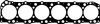 Прокладка головки блоку / Г/Б IVECO LKW F3BE0681 / CURSOR 13 ELRING 538.980 (фото 1)
