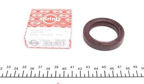 FORD сальник к/вала передн.1,1/1,3/1,6D 42*58*11 ELRING 562.661
