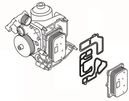 Прокладка водяної помпи ELRING 872.620