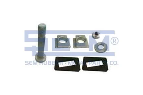 Ремонтний комплект ресори, гумові прокладки -2шт, (у комплекті -болт, гайка, шайба) Sem Lastik 10284
