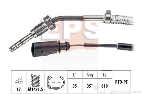 MITSUBISHI датчик температури ВГ Grandis 2,0DI-D -10 EPS 1.220.199