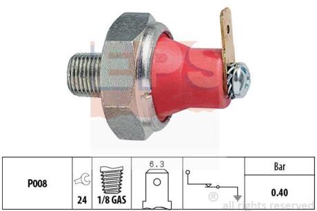 MITSUBISHI датчик тиску мастила Carisma,Colt IV,V,Galant V,VI,L200 2.5 DI-D 05-,Lancer EPS 1 800 094
