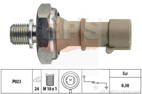 OPEL датчик тиску мастила Astra G/H 1,6 04-, (сірий) (0,3bar) EPS 1 800 162