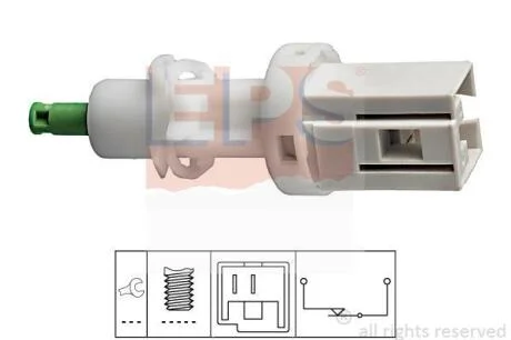 FIAT вимикач STOP-сигналів (під педаль) PUNTO 1.4I 93 EPS 1 810 068