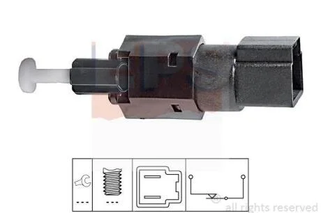 NISSAN вимикач STOP-сигналів MICRA 1.0I -00, Primera 1,6-2,0 90-02. EPS 1 810 104