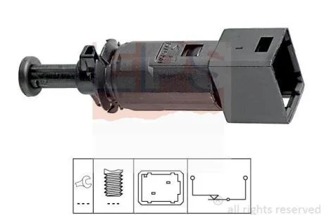 RENAULT вимикач STOP-сигналів (2конт) Logan,Clio II,Kangoo 97-,Trafic II,Opel Vivaro,Movano 1.9/2.5dci 01- EPS 1 810 148