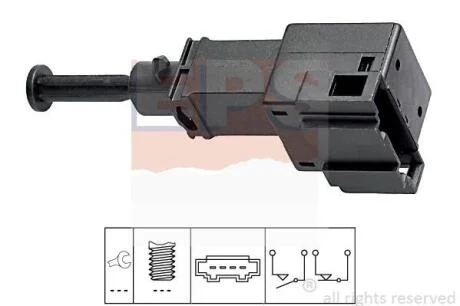 VW вмикач світла &quot,STOP&quot, Lupo, Polo, Golf/Bora AUDI SKODA EPS 1 810 151