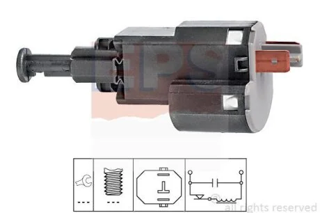 Датчик стоп-сигналу Opel Asrta G 1.2-2.0 98-05/Vectra B 1.6-2.5 95-03 EPS 1 810 155