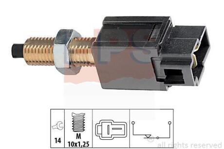 HYUNDAI вимикач STOP-сигналів Accent, Getz, Elantra, MITSUBISHI Pajero, Lancer,Kia,Mazda,Citroen,Suzuki,Toyota EPS 1 810 169