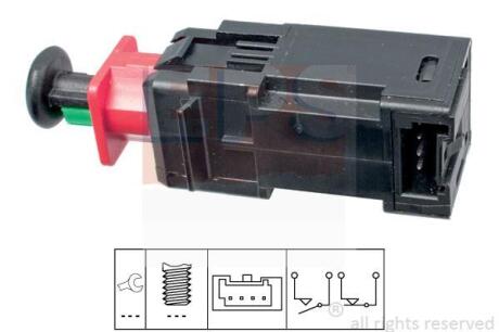 Перемикач стоп-сигналу Citroen Nemo 08- /Fiat Fiorino 07- /Opel Astra H/Corsa D/Vectra C/Peugeot Bipper 08- EPS 1 810 208