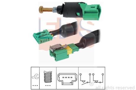 Вимикач стопів +провід Citroen C2 1.4,1.6 03-, C3 1.6 16V 02-,C8 2 EPS 1 810 213K