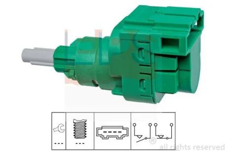 Вимикач стоп-сигналу Skoda Octavia A5 04->, VW T5 (4-х конт.) EPS 1 810 230