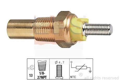 Датчик температури (жовтий) Ford EPS 1 830 028