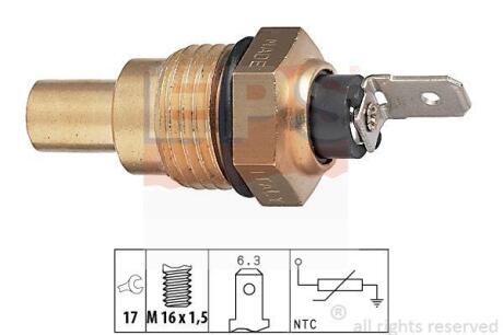 Датчики температури води HYUNDAI/TOYOTA/VAG/MITSUBISHI EPS 1 830 041
