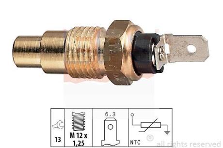 Датчик температури Nissan Bluebird 2.0D 83-,Laurel 2.8D,3.0 87-,Micra -93,Primera,Sunny 2.0D/Infinity EPS 1 830 078