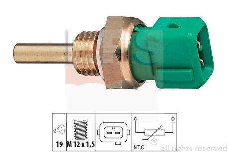 Датчик температури ох.рідини Mazda 323/626 1,3-1,8 85-94 EPS 1 830 211