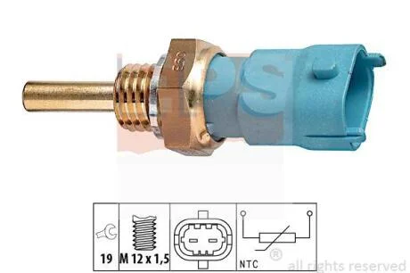 OPEL датчик температури води (синій) Astra G 1.2I 16V 98- EPS 1 830 239