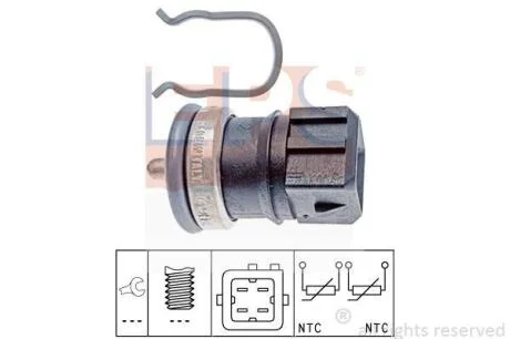 RENAULT датчик температури води Nissan Note,Tiida,Opel MovanoKangoo,Logan,Duster,Clio,Espace,Laguna,Master II,Megane,Trafic II 1.5/2.5dCi EPS 1 830 251