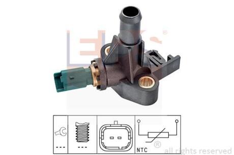 Датчик темп.охолодж.рідини Fiat Doblo 1.2 01-/Panda 1.2 03- EPS 1 830 318