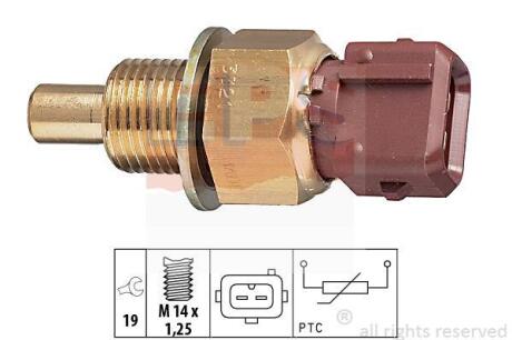 Датчик температури води Citroen Berlingo 1.4 96-/Peugeot 206/306/406 1.1-3.0 93-04 EPS 1 830 321