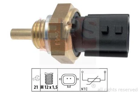 Датчик температури Dacia/Renault 1.2/1.6/1.6CDTI/Dci 2003- EPS 1 830 341