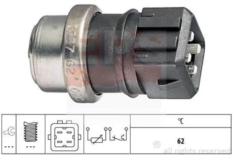 VW датчик температури води PASSAT 1.8,1.9D EPS 1 830 537