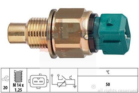 Датчик температури Citroen/Fiat/Peugeot 1.9D-2.0HDI 98- EPS 1 830 554