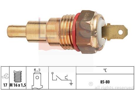 MITSUBISHI температурний датчик включення вентилятора радіатора Lancer,Colt 84- EPS 1 850 068