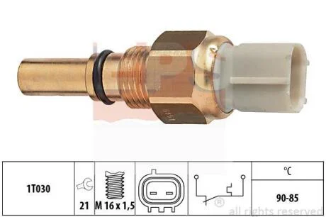 TOYOTA датчик темпер.включення вентилятора радіатора Camry,Carina E,Corolla,Rav 4 EPS 1 850 151