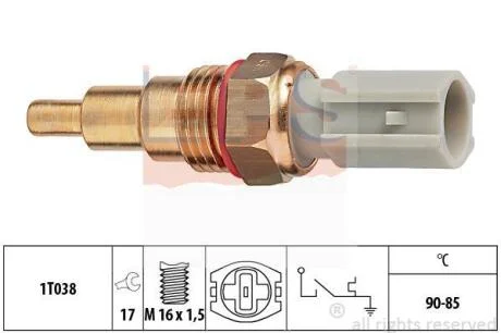 Датчик вентилятора Mazda 323 1.6i 90- EPS 1 850 205