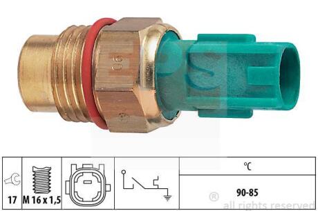 TOYOTA температурний датчик включення вентилятора радіатора YARIS 1.0 EPS 1 850 266