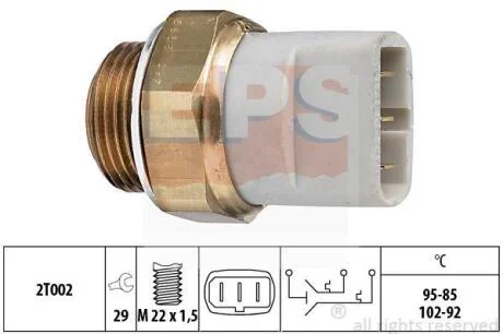 Датчик включення вентилятора VW 85>(95-85/102-87) EPS 1 850 635