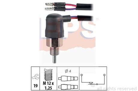 Датчик заднього ходу Mitsubishi Pajero I/II, Starion, L300 EPS 1 860 047