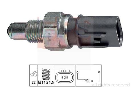 Датчик заднього ходу Hyundai Accent 94-00, Sonata 91-99/ Mitsubishi Carisma 97-06, Colt 86-00, Galant 87-04, Lancer 88- EPS 1 860 084