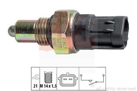 Датчик задн.ходу Fiat Sedici 1.6/1.9D/2.0D 06-14/Opel Agila 00-14/Subaru Justy 01-/Suzuki Ignis 1,2 16- EPS 1 860 219