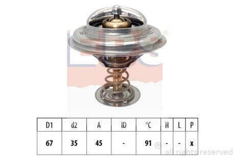 LAND ROVER Термостат без корпусу DISCOVERY V 3.0 16- EPS 1 879 989