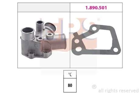 FIAT термостат REGATA 1.7D 85- 80 EPS 1 880 125