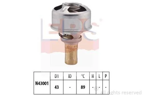 Термостат Renault 1.1/1.2/1.4 1397 C1J 07/88>11/95 EPS 1 880 246