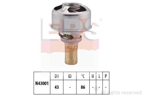 Термостат Renault 9/19 92-/Trafic 80-91 EPS 1 880 247