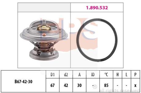 DB термостат (Made in Italy!) 85°C (без корпуси!) OM602/604 W202/210,Vito,Sprinter EPS 1 880 280