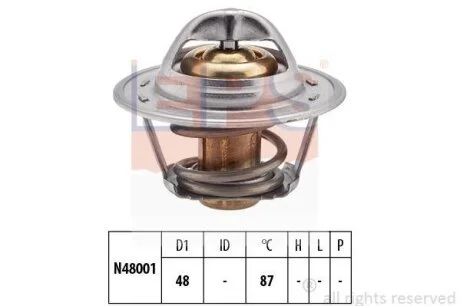 DAEWOO Термостат 87C Espero,Lanos EPS 1 880 374S