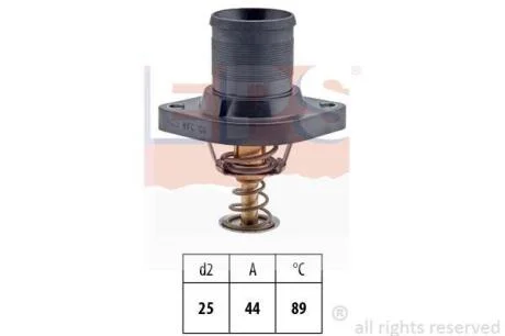 PEUGEOT термостат (Made in Italy!) 406,206 2.0 16V 99-,Citroen C4,C5 II,III 1.8/2.2 EPS 1 880 423