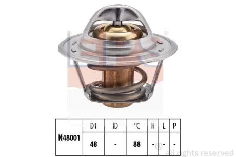 FORD термостат 88°С Escort/Orion -12/95, Fiesta -12/95, Granada -85, Scorpio EPS 1 880 470S