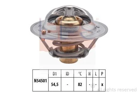 NISSAN термостат (Made in Italy!) Juke,Qashqai,X-Trail,Renault Laguna III,Megane III,Duster 1.6 15- EPS 1 880 712S